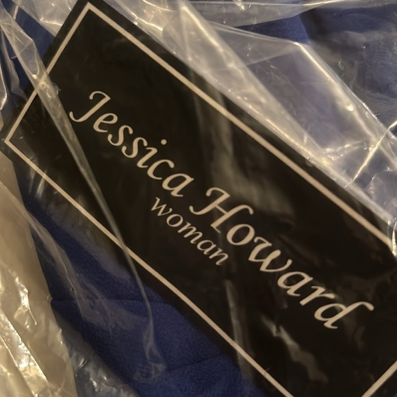 Jessica Howard Women's Chiffon Tiered Sleeveless-Cocktail Or Party new - Picture 9 of 9